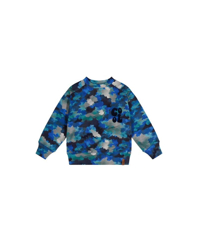 Little and Big Boy(6-12) Camouflage Fleece Sweatshirt