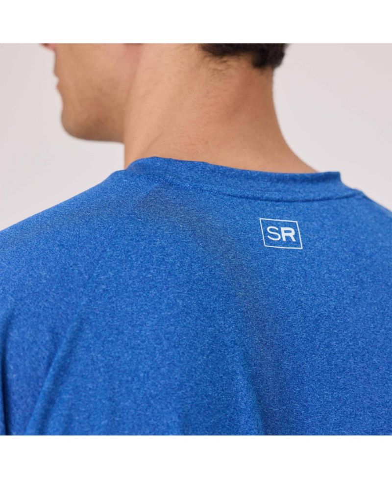 Men's Blue Drift SS Outbound Tee