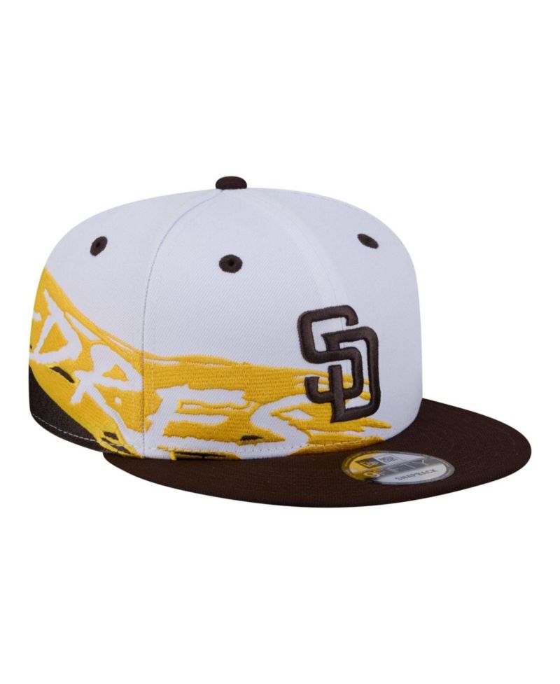Men's White/Brown San Diego Padres 9FIFTY Snapback Hat