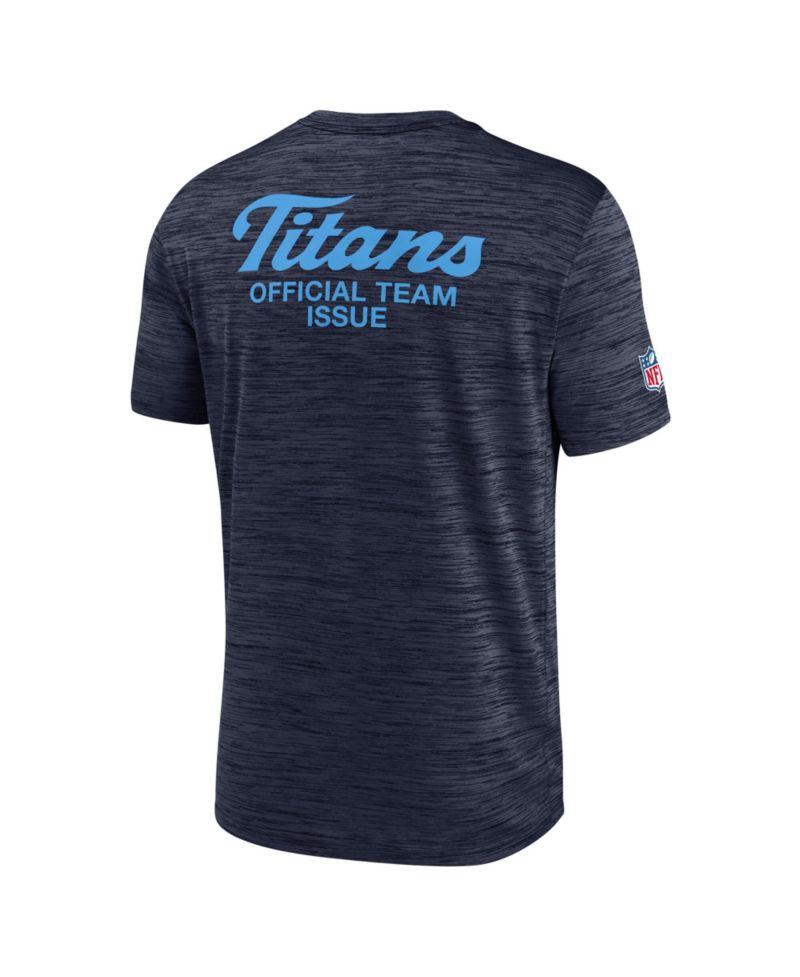 Men's Navy Tennessee Titans 2026 Rivalries Collection Sideline Velosity T-Shirt