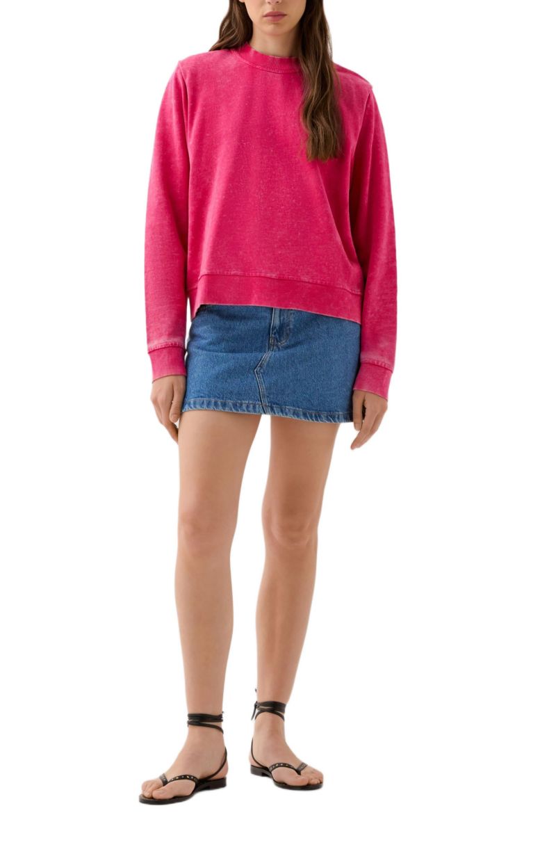 Women's Padded Marble Sweater