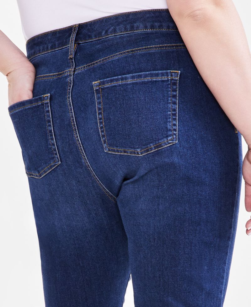Petite Mid-Rise Curvy Bootcut Jeans, Petite & Petite Short
