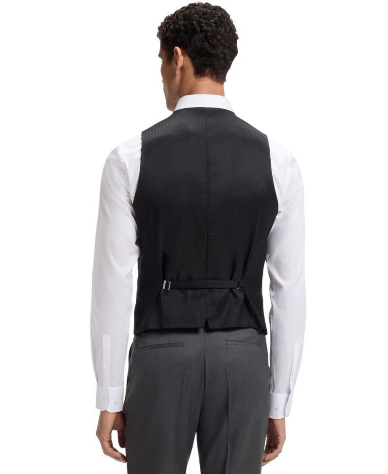 Men's Wool Serge Slim-Fit Vest