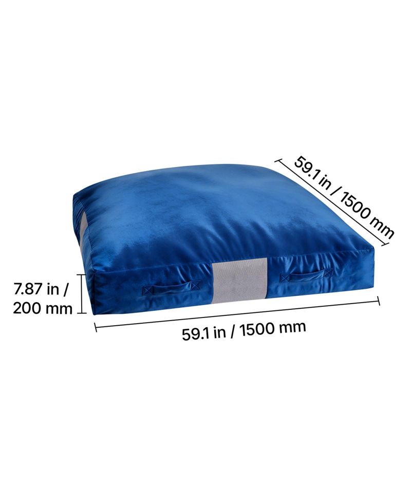 Kids Sensory Crash Pad, 5 x 5 ft Foam Landing Mat with Washable Cover