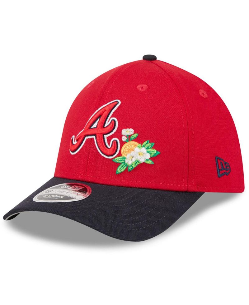 Men's Red/Navy Atlanta Braves 2026 Spring Training M-Crown 39THIRTY Flex Hat