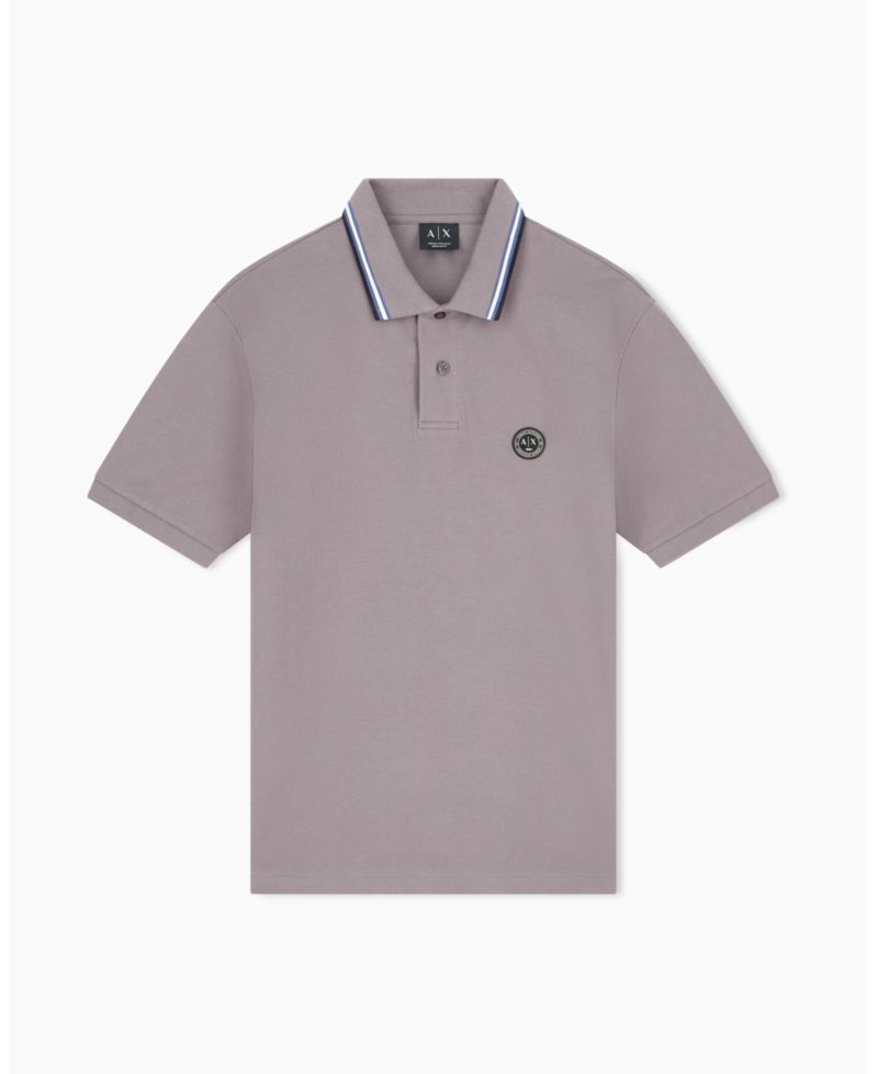 Men's Short Sleeves Pique Tipping Polo Shirt