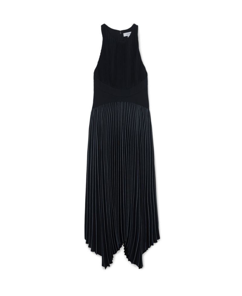 Women's Rachel Pleated High-Neck Midi Dress