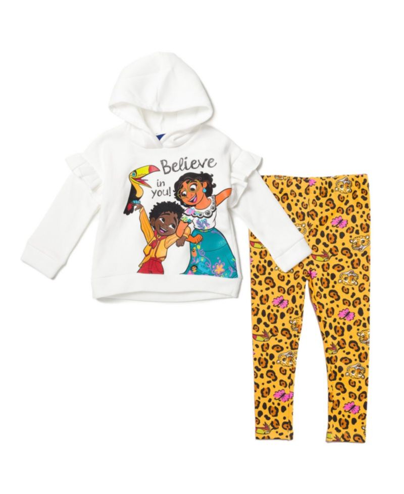 Girls Mirabel Pullover Fleece Hoodie and Leggings Outfit Set