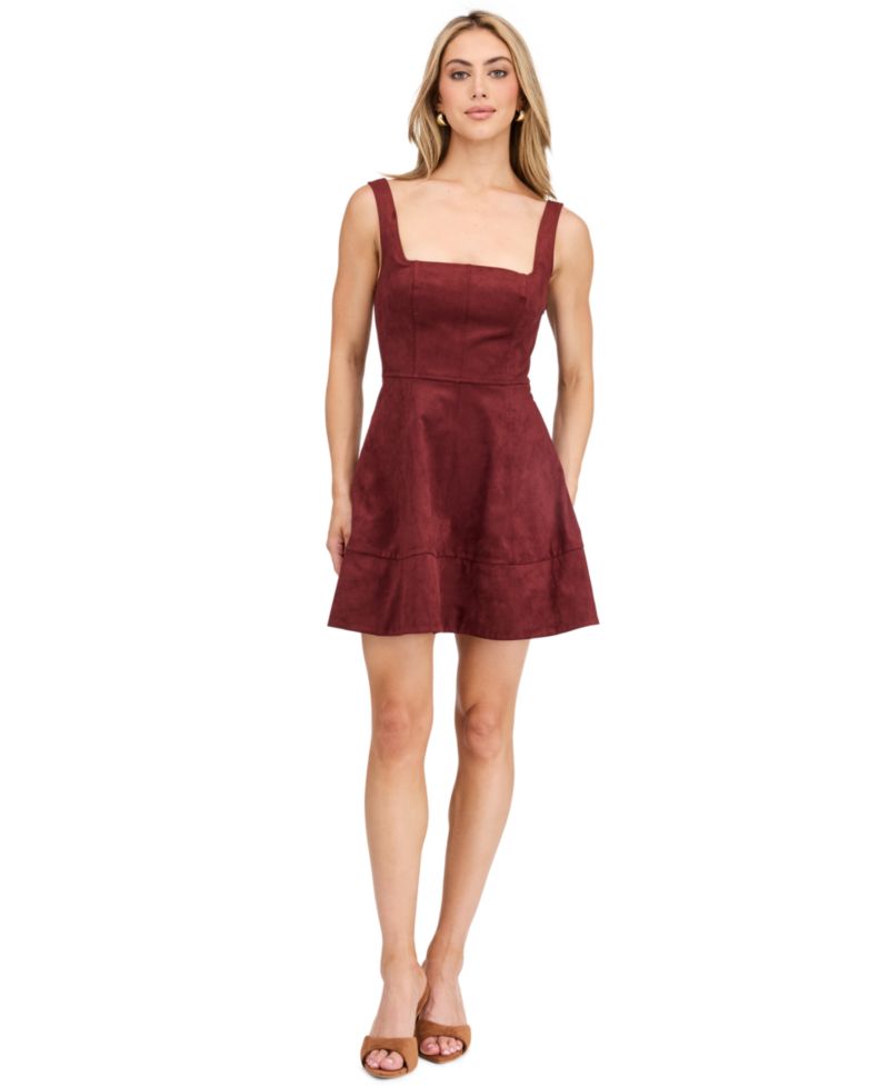 Women's Misty Fit & Flare Square Neck Dress