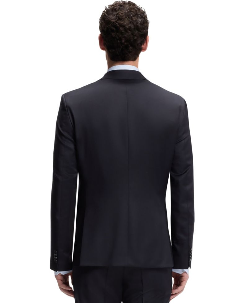 Men's Virgin-Wool Serge Suit Jacket