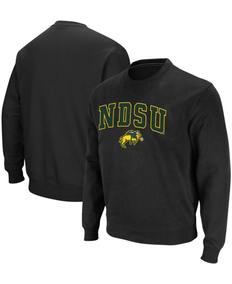 Men's NDSU Bison Arch & Logo Crew Neck Sweatshirt
