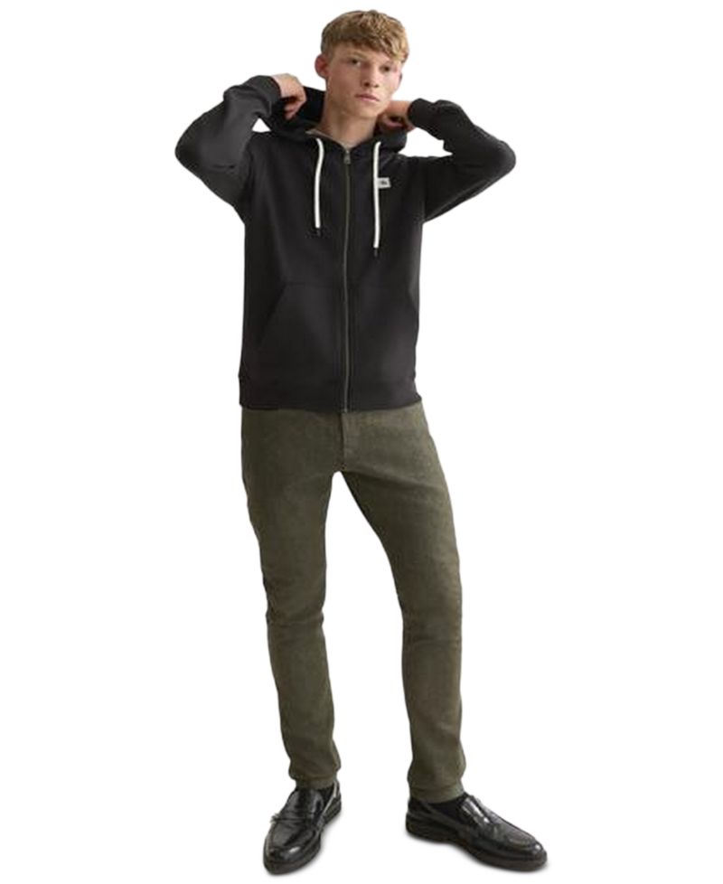 Men's Logo Badge Full-Zip Hoodie