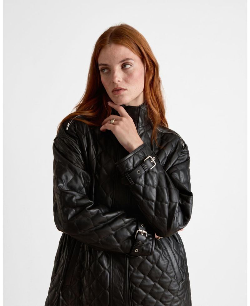 Women's Nora Leather Coat