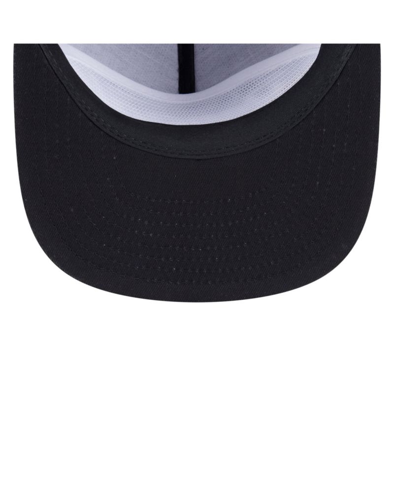 Men's Black Philadelphia Flyers Team Text Golfer Adjustable Hat