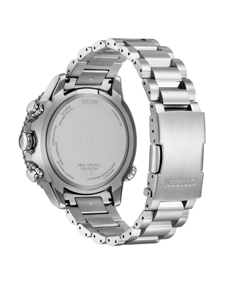 Men's Limited Edition Promaster Air Navihawk Silver-Tone Stainless Steel Bracelet Watch, 48mm