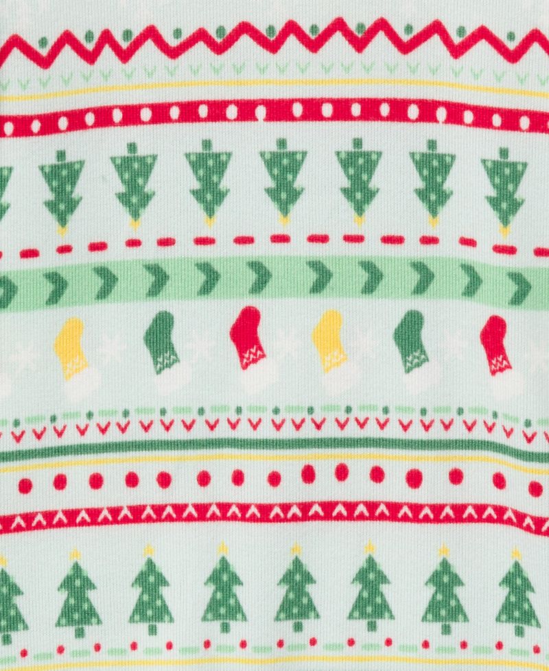 Holiday Family Pajamas Little and Big Kid Neutral Two Piece Pajamas
