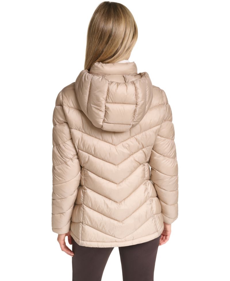 Women's Packable Hooded Puffer Coat