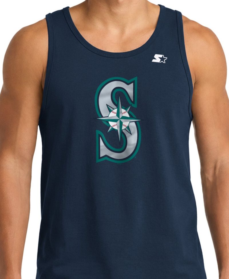 Men's Navy Seattle Mariners Tank Top