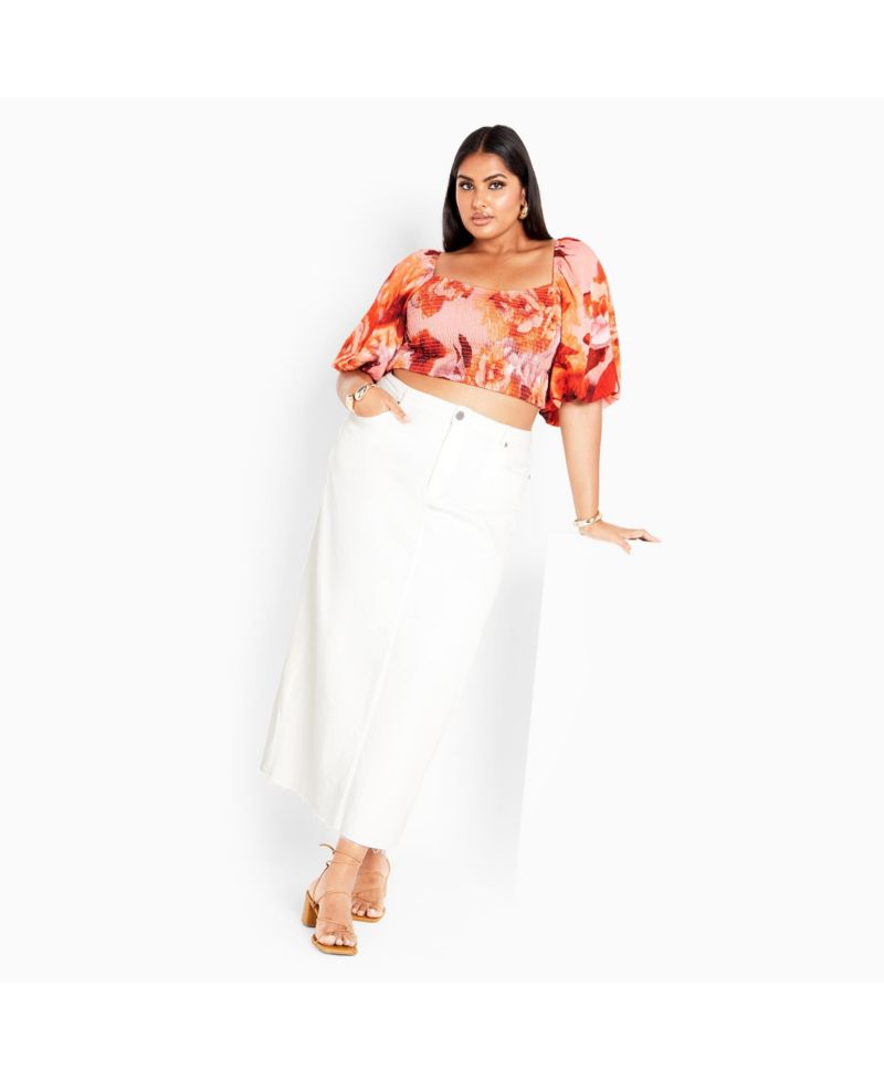 Plus Size Ruffled Top
