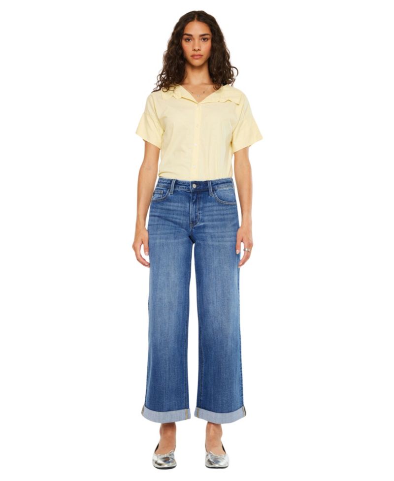 Women's Reyna Essentials High Rise Wide Leg Jeans