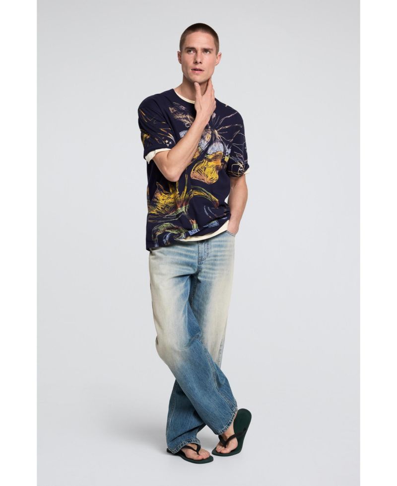 Men's Organic print T-shirt