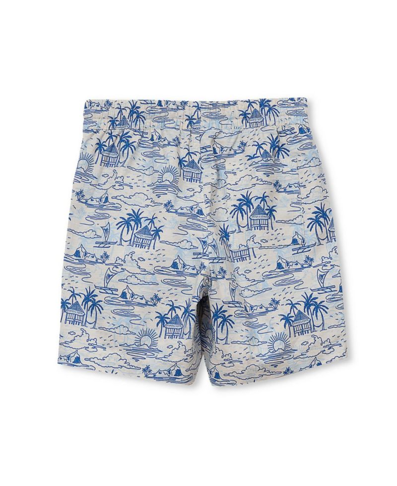Little And Big Boys Linen Slub Shorts