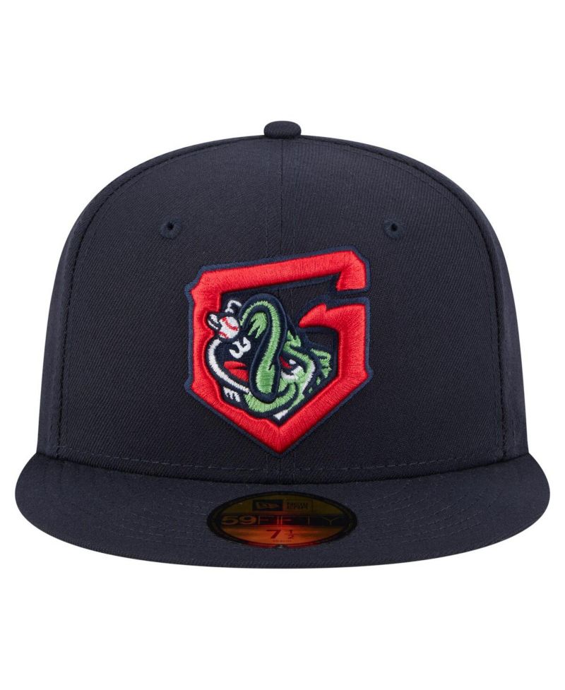 Men's Navy Gwinnett Stripers Authentic Collection 59FIFTY Fitted Hat