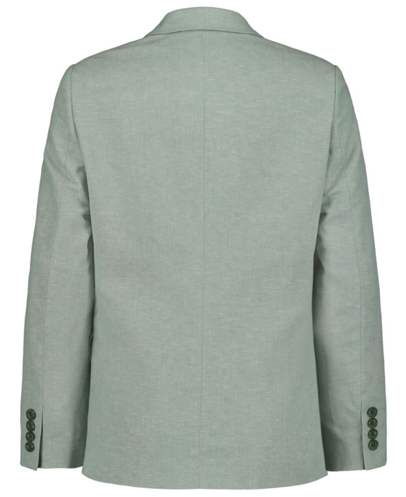 Boys' 8-20 Green Tri-Blend Linen Suit Jacket