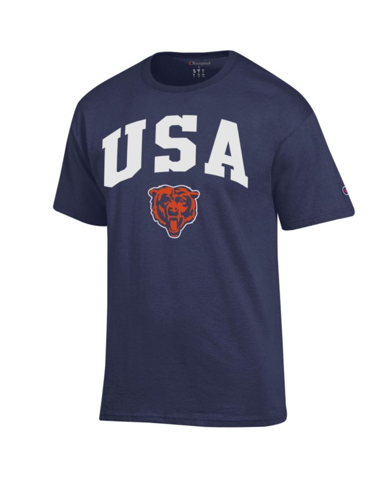 Men's Navy Chicago Bears Americana T-Shirt