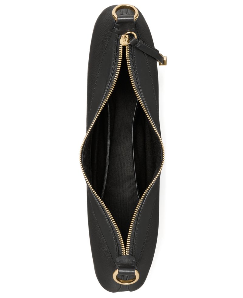 Liv Large Pebbled Leather Hobo Shoulder Bag