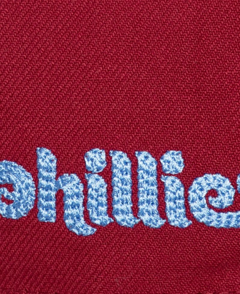 Men's Maroon Philadelphia Phillies Secondary Patch Pro Snapback Hat