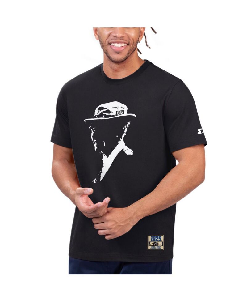 Men's Black New York Giants 100th Season T-Shirt