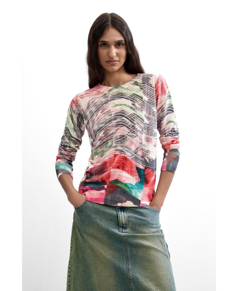 Women's Thin Printed Sweater
