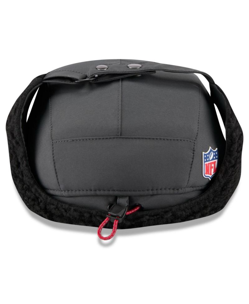 Men's Charcoal Kansas City Chiefs 2025 Sideline Cold Weather Runner Dog Ear Adjustable Hat