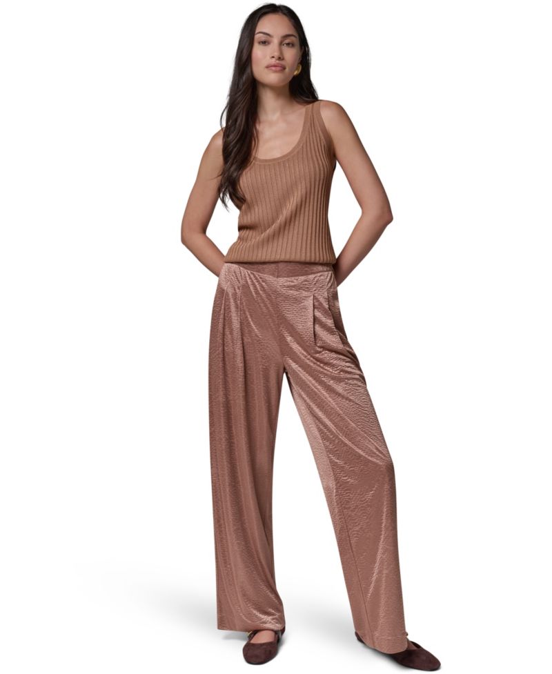 Women's Wide Leg Crinkle Pant