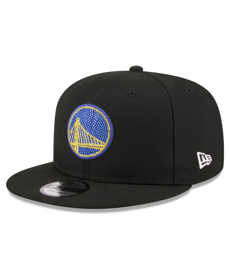 Men's Black Golden State Warriors 2026 NBA Draft Crystal 9FIFTY Snapback Hat