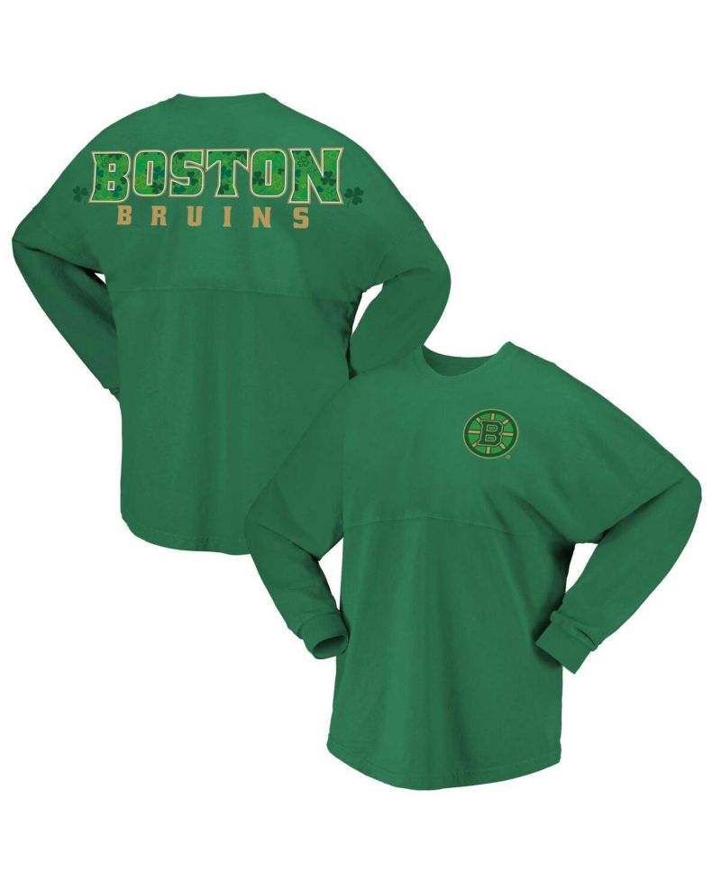 Women's Kelly Green Boston Bruins St. Patrick's Day Spirit Jersey T-Shirt