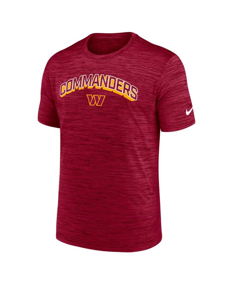 Men's Burgundy Washington Commanders Velocity Performance T-Shirt
