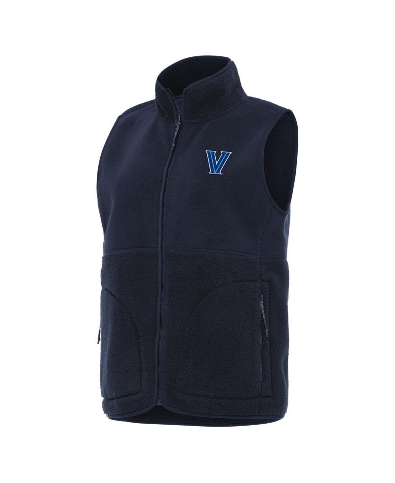 Women's Navy Villanova Wildcats Nostalgic Full-Zip Vest