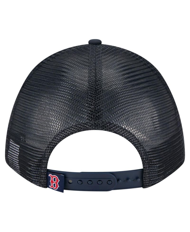 Men's Navy Boston Red Sox Minimalist 9FORTY A-Frame Adjustable Hat