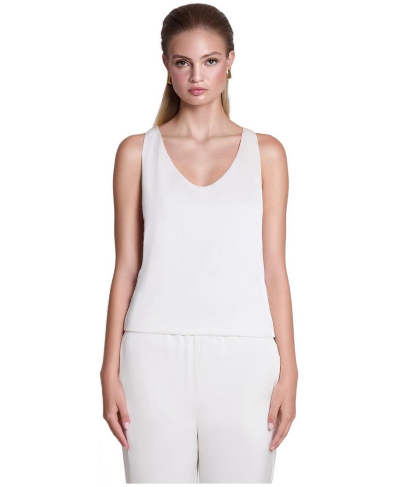 Women's Suri Plunge Satin Racerback Top