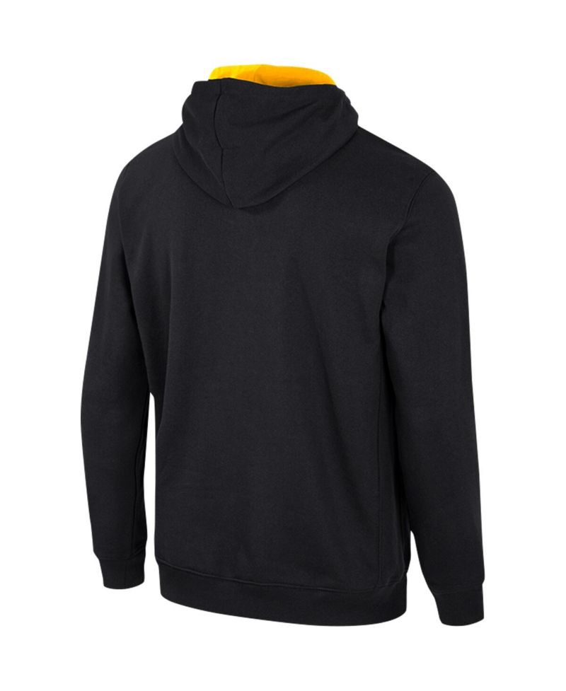 Men's Black Appalachian State Mountaineers Team Half-Zip Pullover Hoodie
