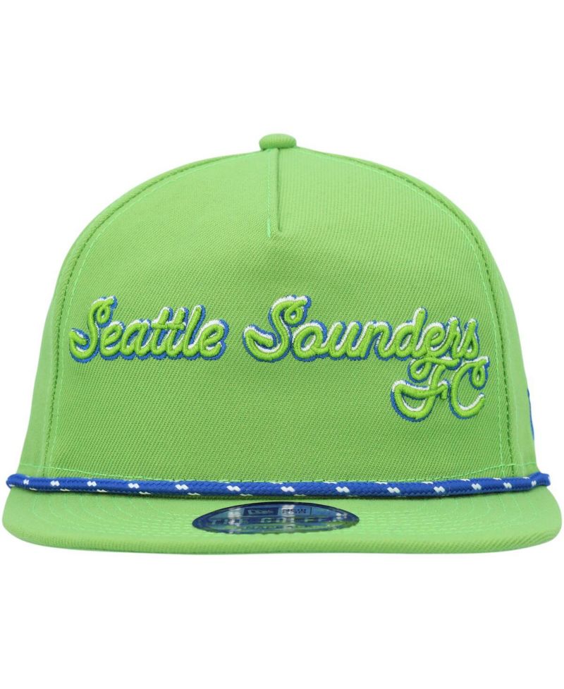 Men's Rave Green Seattle Sounders FC Script Golfer Adjustable Hat