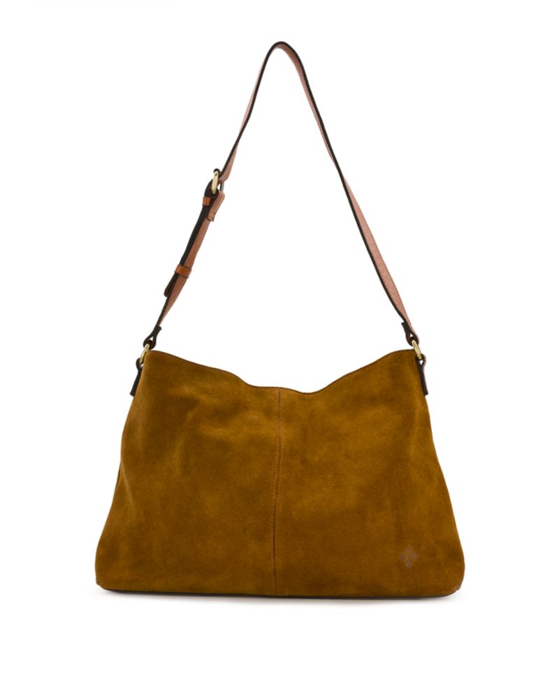 Liora Large Suede Slouchy Tote Handbag