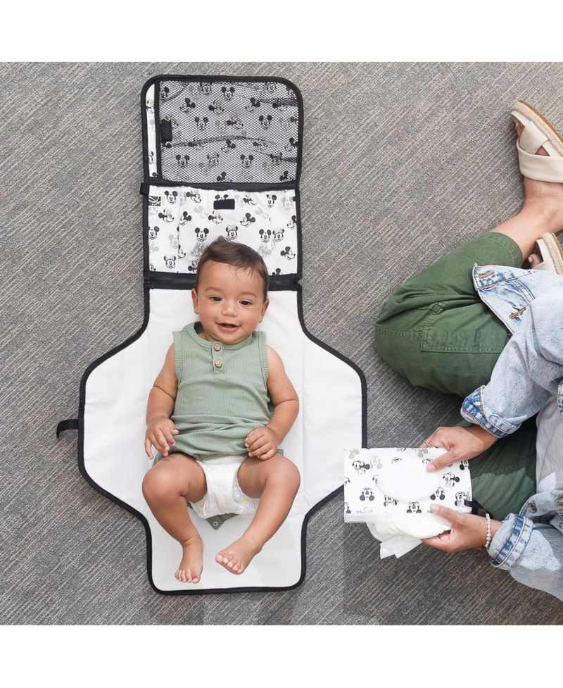 Disney Baby Portable Changing Station, Mickey and Minnie Mouse