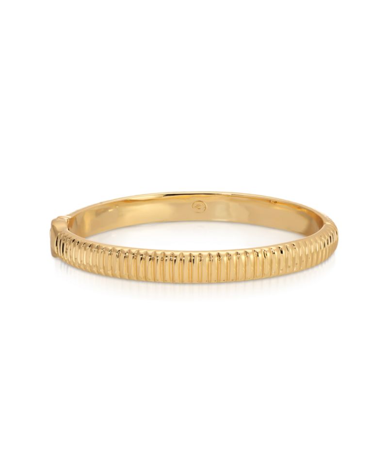Ribbed Stacking Bangle Bracelet