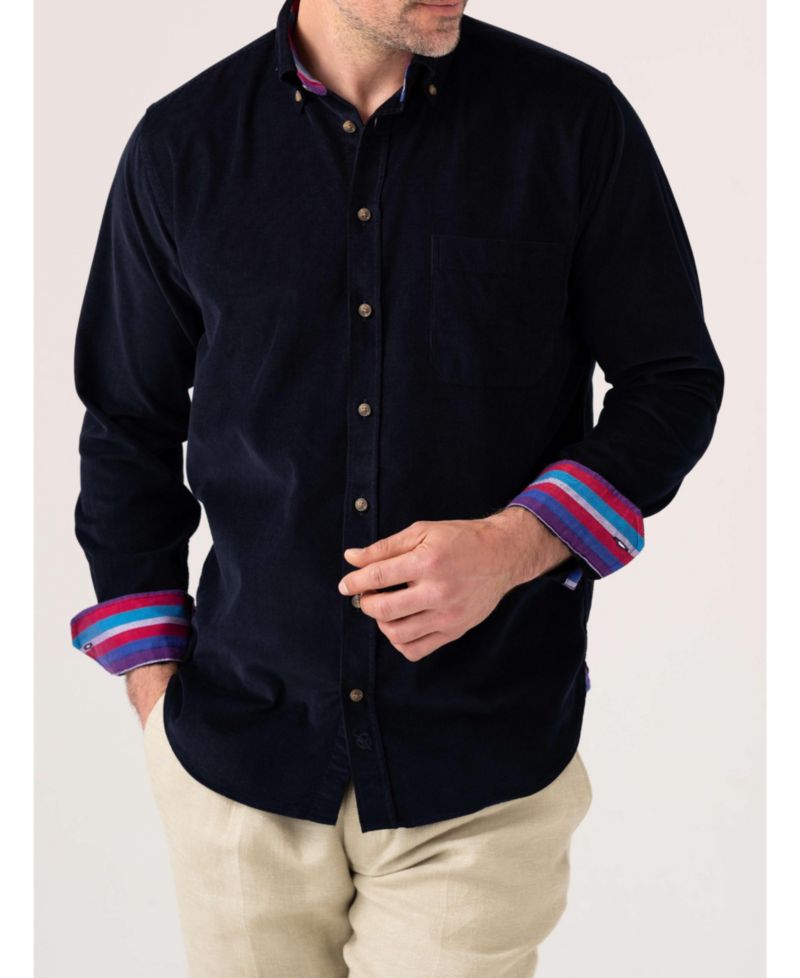 Men's Corduroy Long Sleeve Shirt
