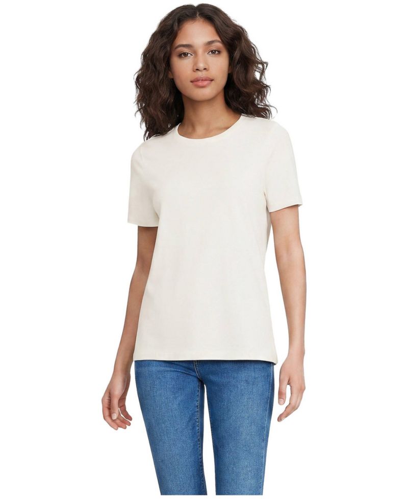 Women's Relaxed Supima Cotton Crew Neck T-Shirt