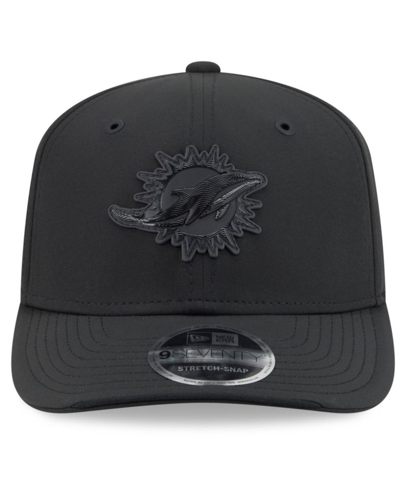 Men's Black Miami Dolphins 2026 Sideline 9SEVENTY Adjustable Hat