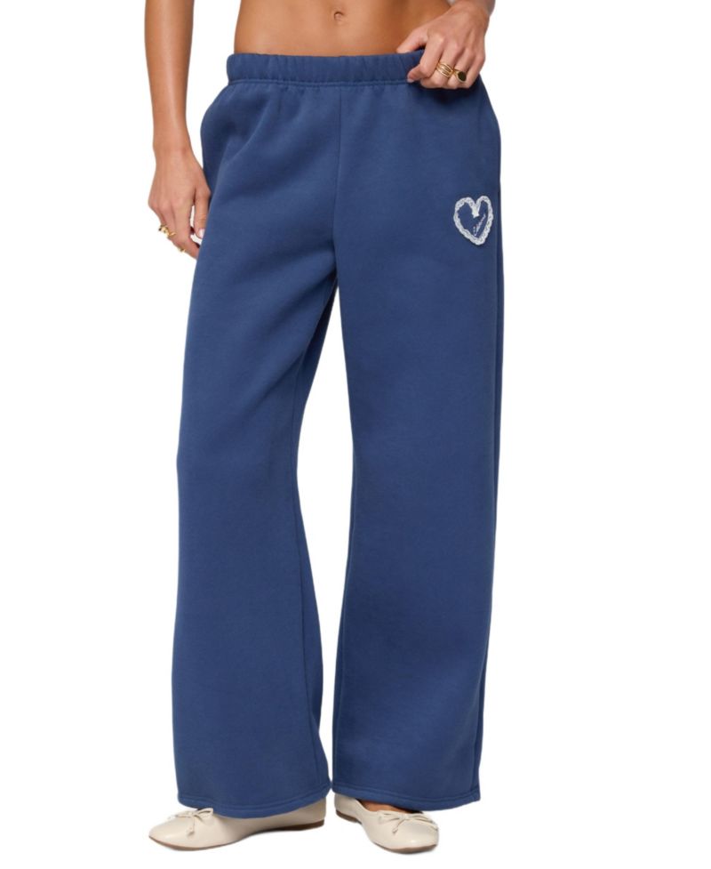 Women's Love Wide Leg Sweatpants